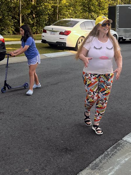Gabby and her great-grandmother