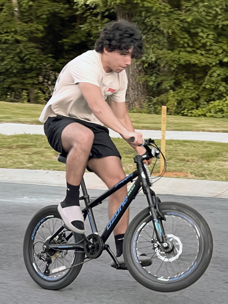 Anthony ddoing tricks
