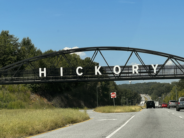 Hickory sin on bridge