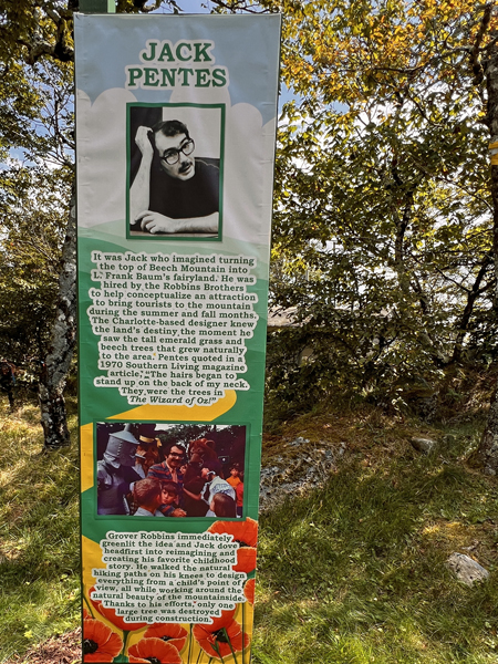 sign about Jack Pentes
