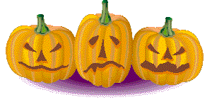 three pumpkins