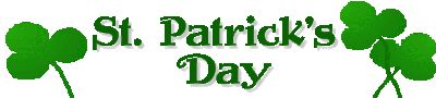 St. Patrick's Day sign