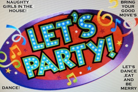 party sign