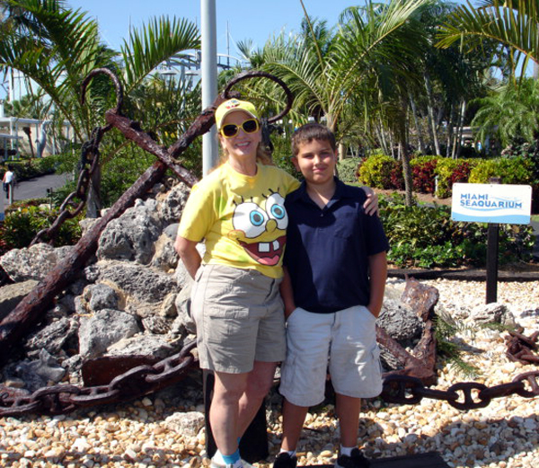 Karen Duquette and her great-grandson, Alex Jones