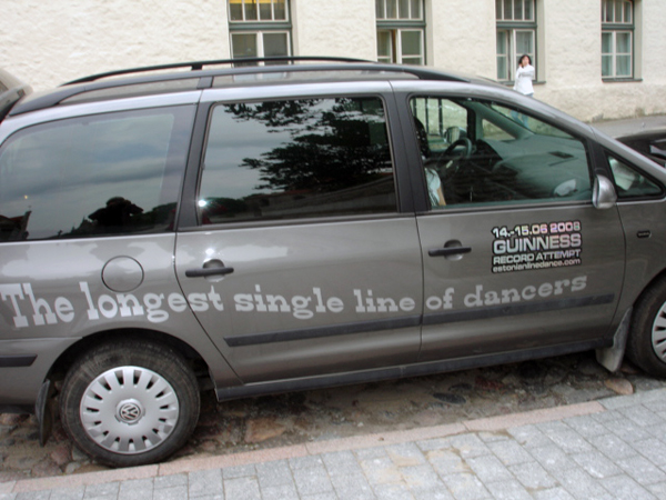 line dance car