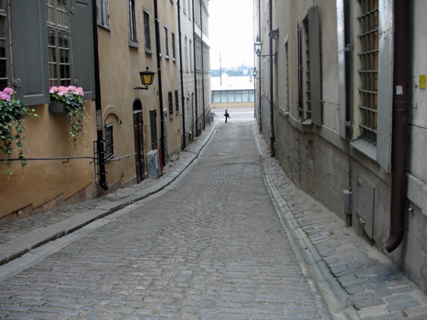 cobblestone streets