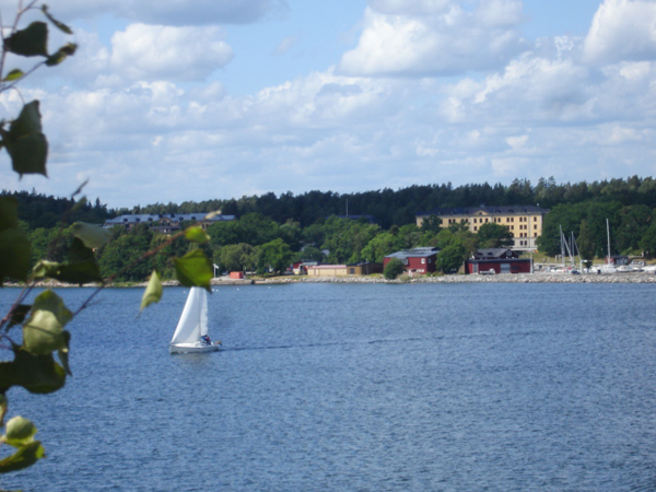 View of Tallin from the ship