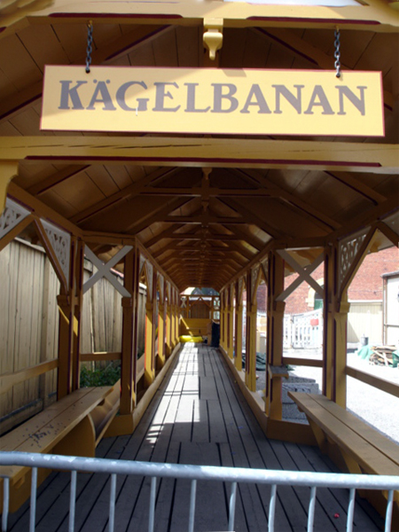 Kägelbanan entrance