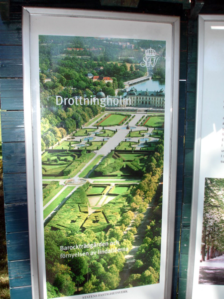 map showing Drottningholm
