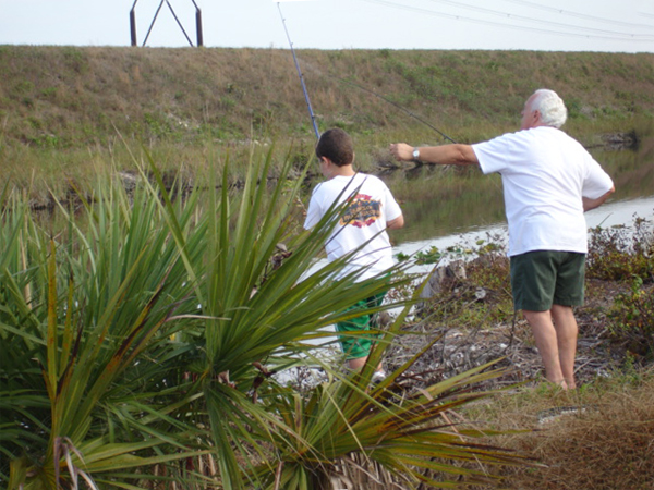 fishing time at Markham Park