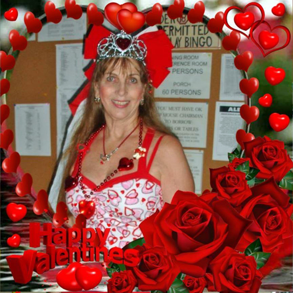 Karen Duquette on Valentines Day 2009
