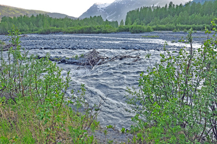the river at HEIDEN CANYON