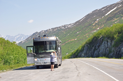 across from WORTHINGTON GLACIER