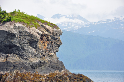 the island, and a man's face