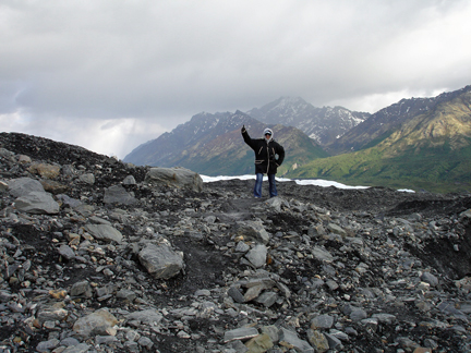 Karen Duquette on  Matanuska Glacier