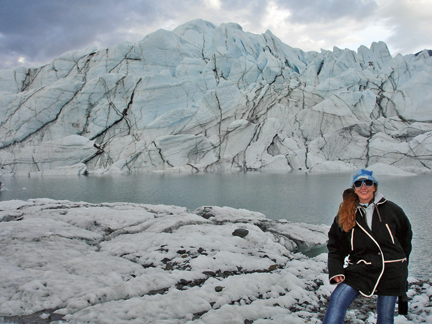 Karen Duquette on  Matanuska Glacier