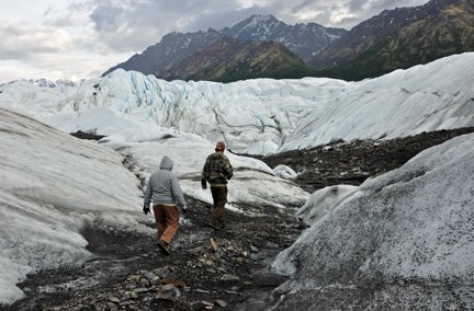 Karen Duquette on  Matanuska Glacier