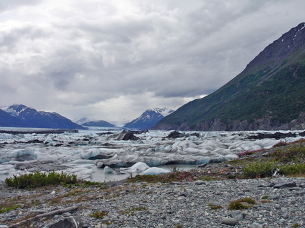 the gorgeous Knik Glacier