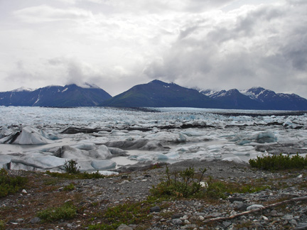 the gorgeous Knik Glacier