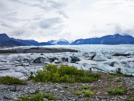 the gorgeous Knik Glacier