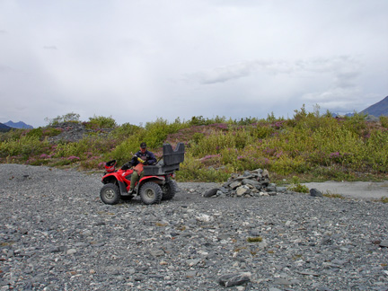 the ATV and Brian