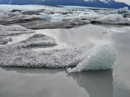 the lake and ice