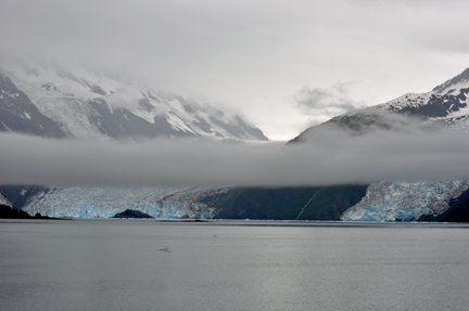 Surprise Glacier and clouds