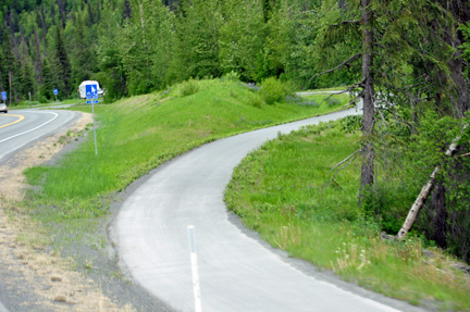 a bicycle path