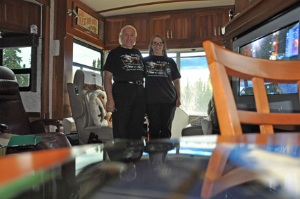 the two RV Gypsies in their RV