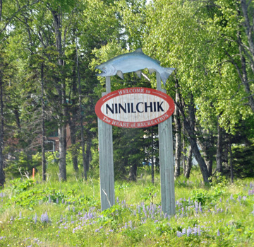 sign - ninilchik Alaska