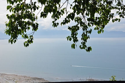 view of Homer Spit, Kachemak Bay and Cook Inlet