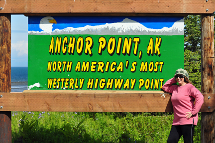 North America's Most Westerly Highway Point
