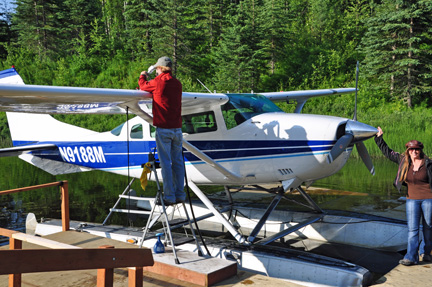 Jason and Karen & the floatplane