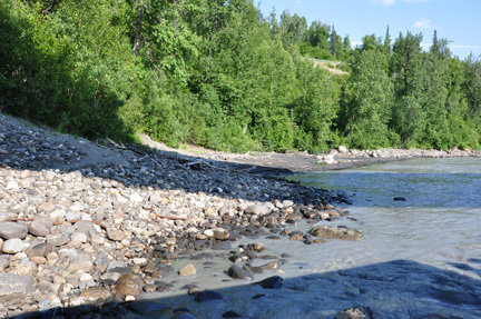 rocky shoreline