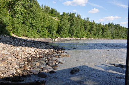 rocky shoreline