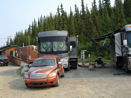 the "new yard" of the two RV Gypsies 