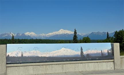 sign and real photo