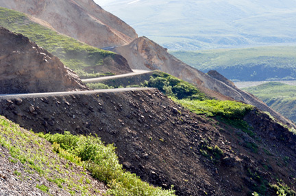 a scary road