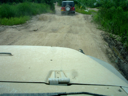 dips for the jeeps to handle