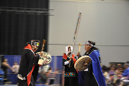 the dance team winners perform