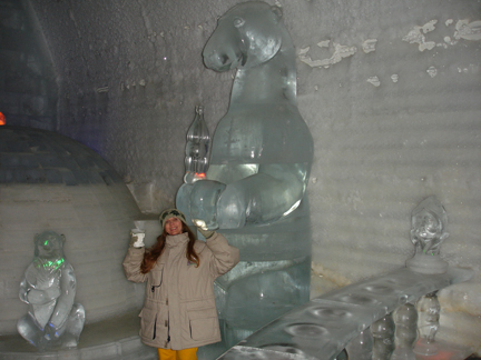 Karen and the ice bear