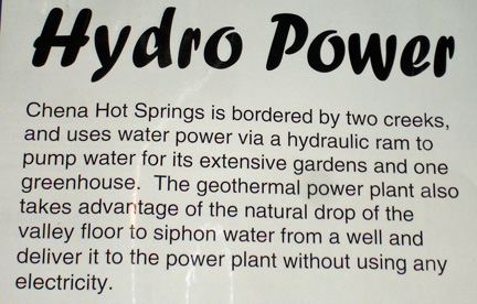 hyrdro power sign