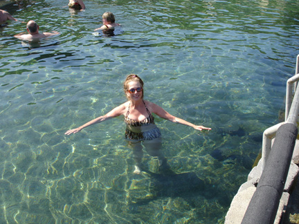 hot springs soaking area