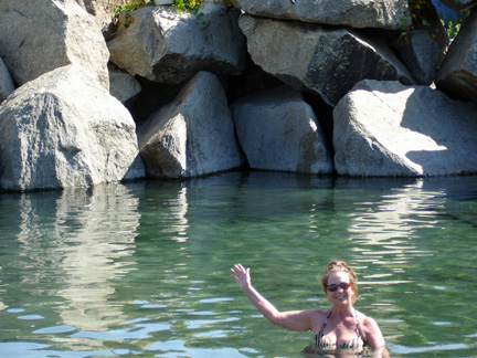 hot springs soaking area
