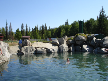 hot springs soaking area