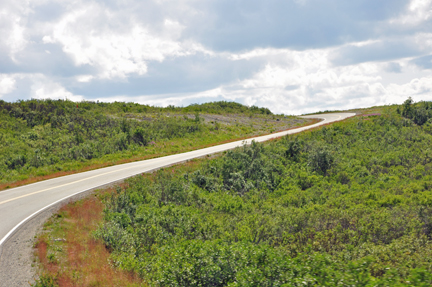 road to the Water Edge Cottages