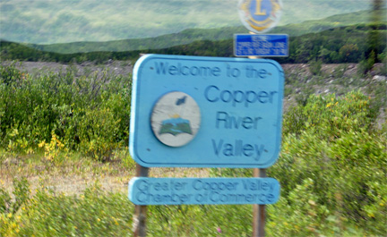 sign - welcome to the Copper River Valley