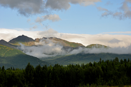 clouds & mountains