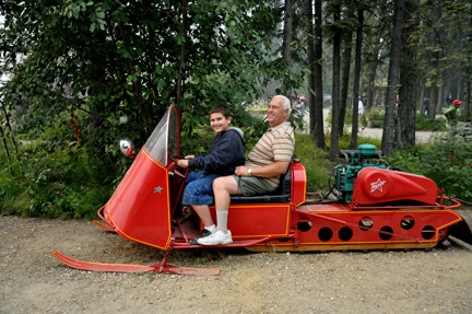 Lee & Alex on skidoo