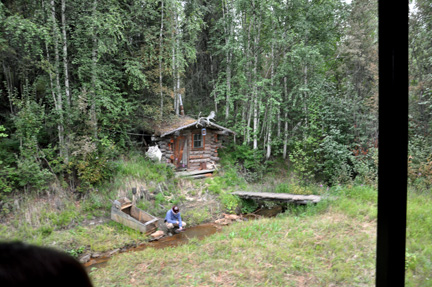 a gold miner demonstration